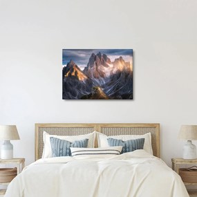 Obraz - Horská panoráma (70x50 cm)