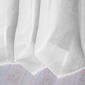 Záclona BOHO na krúžkoch biela 140x250 cm