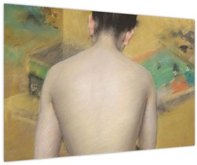 Obraz - William Merritt Chase, Study of Flesh Color and Gold, reprodukcia (90x60 cm)