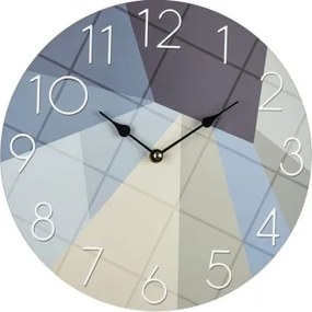 Nástenné hodiny farebné, 30 cm%