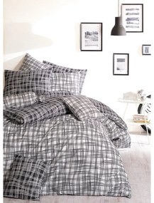 BedTex Bavlnené obliečky Straw čierna, 220 x 200cm, 2 ks 70 x 90 cm