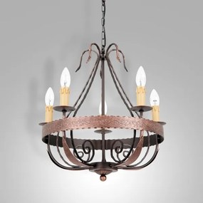 Luster na reťazi LOARA 5xE14/60W/230V