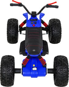 Ramiz Štvorica batérií Lucky Seven Modrá + EVA kolieska + pomalý štart + LED + MP3 USB