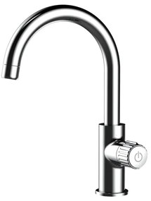 Duschwell Kúpeľňová umývadlová batéria Basic, s perlátorom Neoperl (Ohnutý)  (100330681)