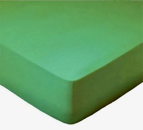INTERMEDIC SK Posteľná plachta Jersey - 019 - Zelená Veľkosť: 90x200 cm
