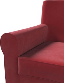 Poťah na kreslo Ektorp Jennylund farba produktu červená látka lesklá, zamatová
