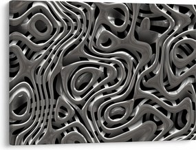 Obraz - Metalická abystrakcia (70x50 cm)