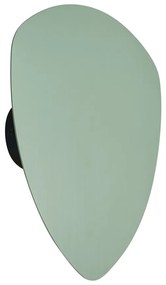 Dizajnová nástenná lampa zelená organická 32 cm 2-svetlá - Pulley
