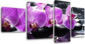 Obraz na plátne 4 dielny FENG SHUI FS024E40