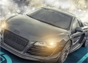 Obraz auta Audi - sivé (70x50 cm)