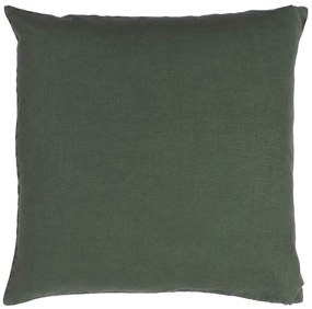 Ib Laursen Ľanový poťah na vankúš Myrtle Green 50 × 50 cm