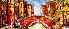 Obraz - Olejomaľba mesta III. (120x50 cm)