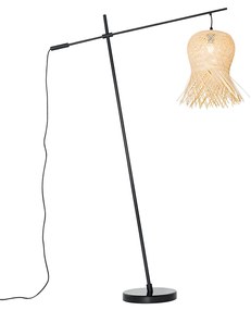 Orientálna vonkajšia stojaca lampa bambus IP44 - Carlos