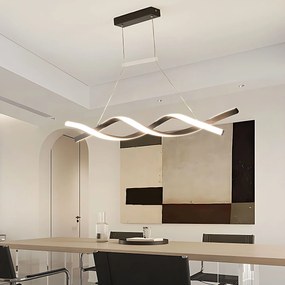 Toolight Toolight, LED závesné osvetlenie 120cm, 46W, 3000K, 2000lm, LHJ020-CP, čierna, OSW-50046