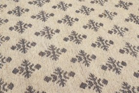 Mujkoberec Original, Ručne tkaný voňavý kusový koberec Vetiver 04, 120x170, béžová, exteriér