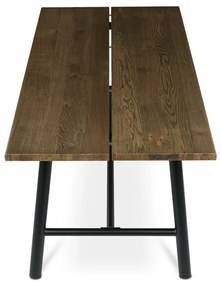 Autronic BONTEC Jedálenský stôl 180x90cm, masív, orech, HT-T1818 WAL Farba: Hnedá