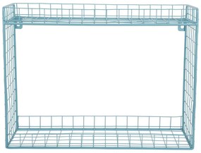 Tyrkysová poschodová oceľová polica 40 cm Reja – PT LIVING