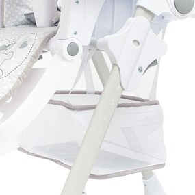 Detská vysoká stolička Baby Mix Infant, sivá