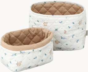 Detské úložné koše z organickej bavlny Blueberries, 2 ks