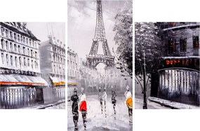 Obraz - Olejomaľba, Paríž (90x60 cm)