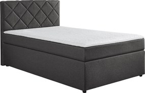 XXXLutz BOXSPRINGOVÁ POSTEĽ, 120/200 cm antracitová Boxxx - Online Only spálne - 002157008402