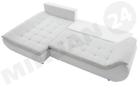 Rohová sedacia súprava Teron, Strana: Pravá 2R-LC, Dostupné poťahy: ekokoža Soft 017 + Inari 22