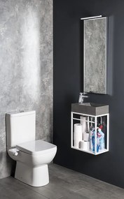 Sapho Sapho, AROWANA zrkadlo v ráme, 350x900mm, chróm, AW3590