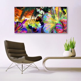 Obraz plexi Abstrakcie motýle pierka 120x60 cm