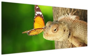 Obraz - Jašter (120x50 cm)