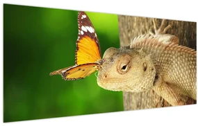 Obraz - Jašter (120x50 cm)