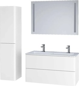 Mereo, Mereo Siena, kúpeľňová skrinka 100 cm, biela lesk, MER-CN412S
