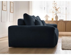 Tmavomodrá ženilková pohovka 264 cm Ivane – Bobochic Paris