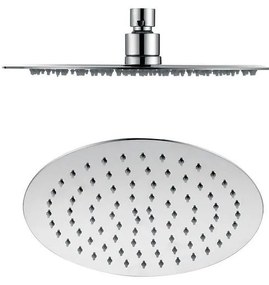 Hlavová sprcha z nehrdzavejúcej ocele v lesklo striebornej farbe ø 25 cm Slim – Sapho