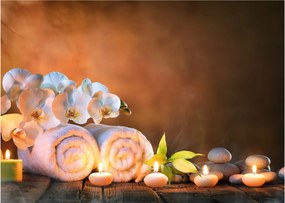 Sklenený obraz - Relax a Spa (70x50 cm)
