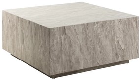 Konferenční stolek Dice 90 cm šedý mramor