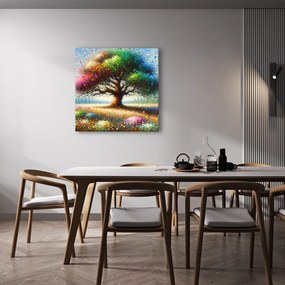 Obraz duhový strom života na lúke