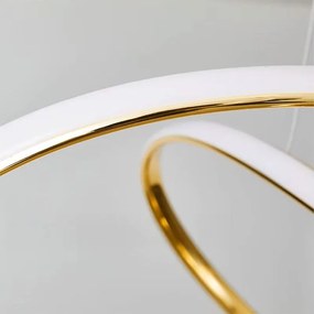 Toolight Toolight, LED závesné svietidlo G082-3CPR, zlatá, OSW-09741