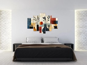 Obraz - Kubistické vázy (150x105 cm)