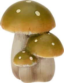 Dekoračné muchotrávky – zelené 11 cm
