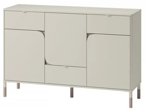 Komoda 3D3S Harmony HR-06, Farby: kašmír/kašmír + hnedá