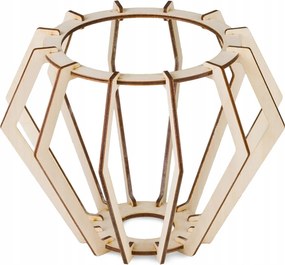 BERGE LED závesné stropné svietidlo, drevený trám, 3xE27, loft, brilantné drevo - biela