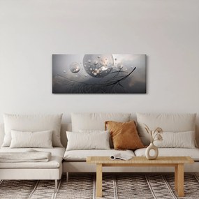 Obraz abstraktných gulí (120x50 cm)
