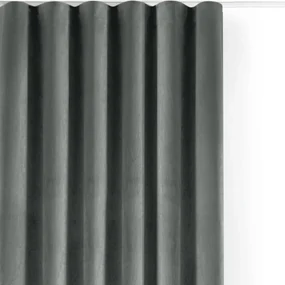 Sivý zamatový dimout záves 200x250 cm Velto – Filumi