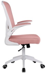 Detská otočná stolička Neoseat LEXI — látka, ružová