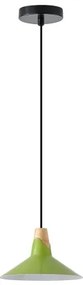 Luster na lanku 1xE27/15W/230V zelená