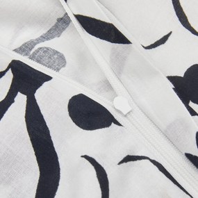 Bavlnené obliečky BERRIES bielo-čierne Rozmer obliečky: 80 x 80 cm | 135 x 200 cm