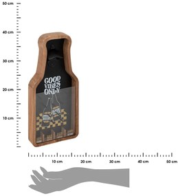 Drevený otvárač na fľaše Bottle, 39x17,5 cm