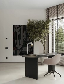 Dizajnová stolová lampa Nessi Biela