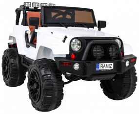 Elektrické autíčko Jeep All Terrain Ramiz 905 - biele