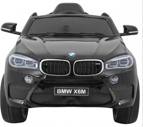 Ramiz Detské elektrické autíčko BMW X6M lakované - čierne SUV + diaľkové ovládanie